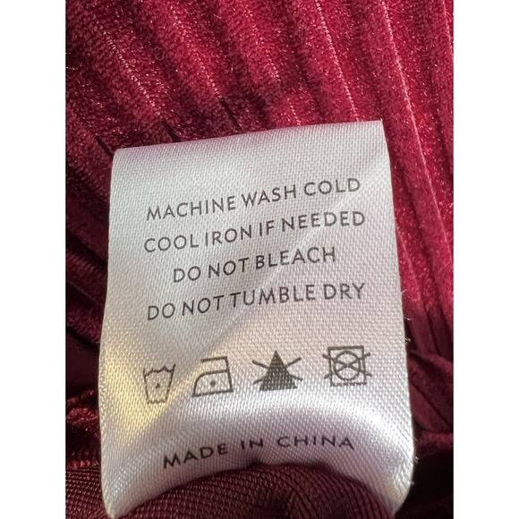 Baltic Born Dress Womens Small Burgundy Velvet Maxi Wrap Long Sleeve Goth Autumn - Picture 10 of 10